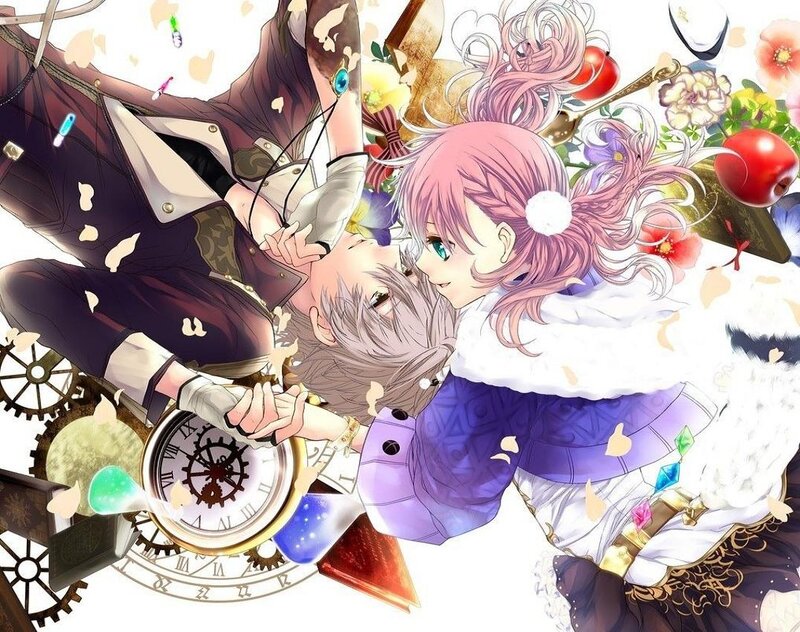 Two Anime Characters — Pink, Whimsical