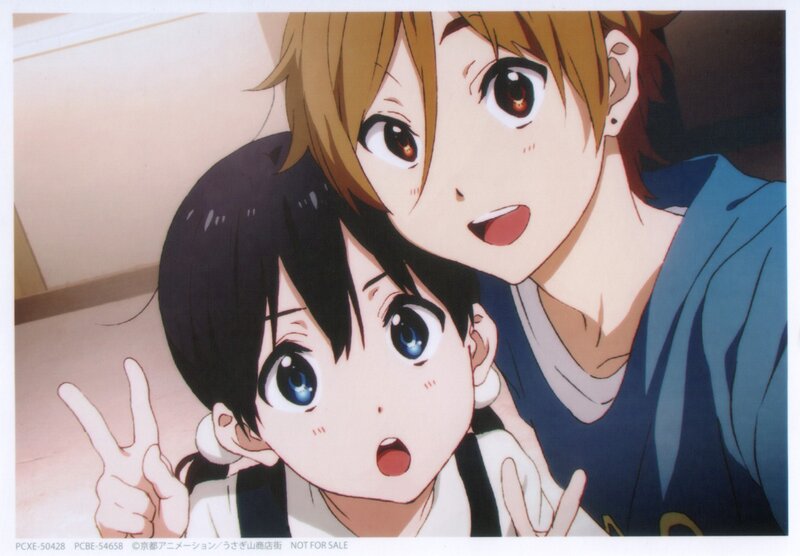 Two Anime Characters Posing — Blue