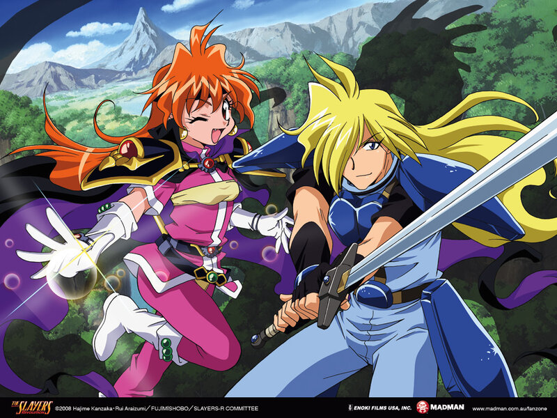 Two Anime Characters — Purple, Adventurous