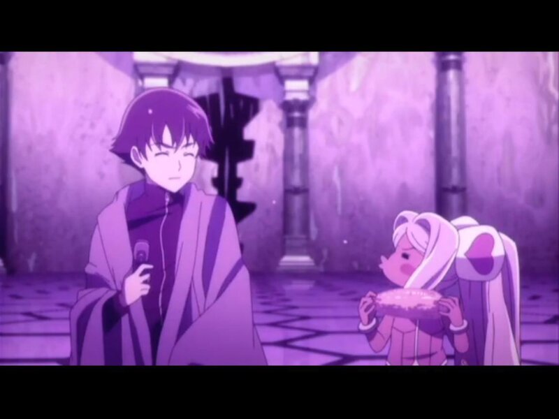 Two Anime Characters — Purple, Calm, Night, Character