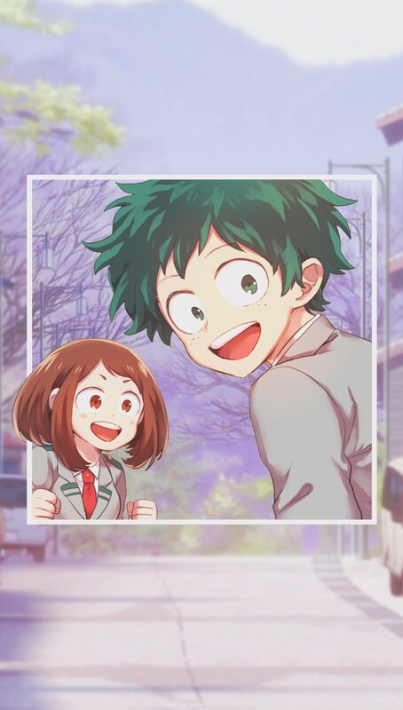 Two Anime Characters — Purple, Cheerful
