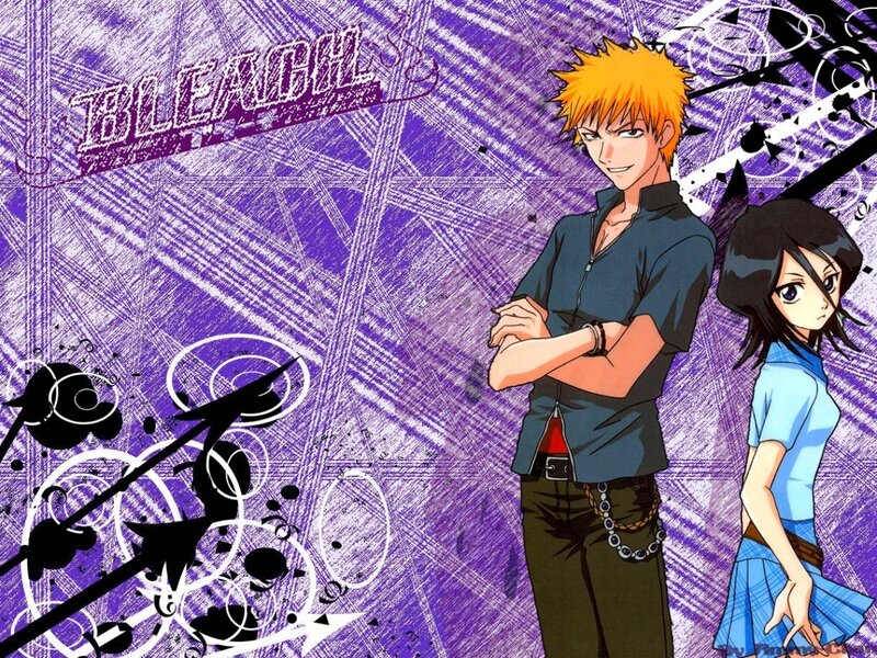 Two Anime Characters — Purple, Confident