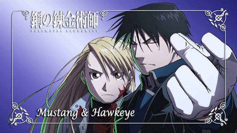 Two Anime Characters — Purple, Dramatic, Blood