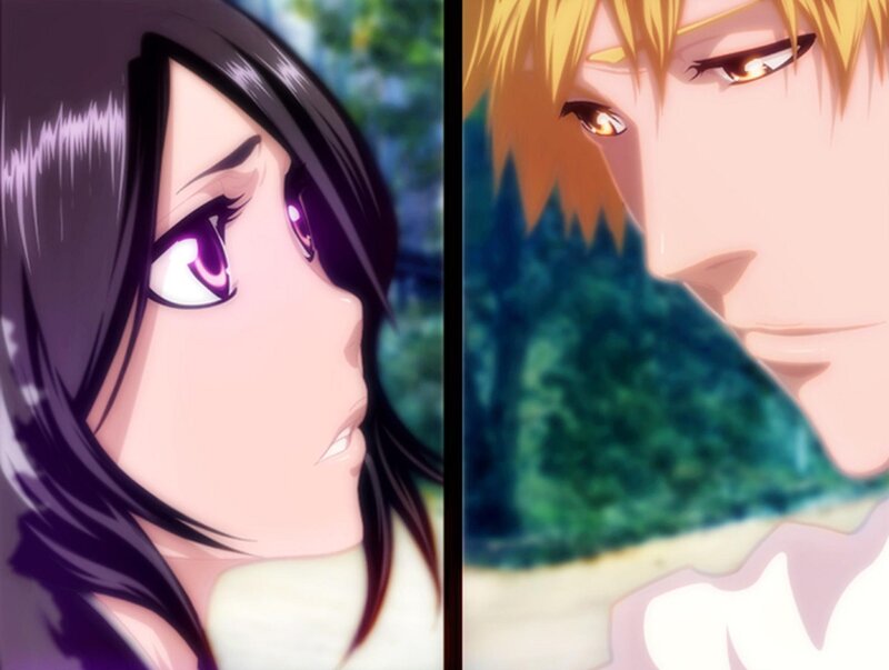 Two Anime Characters — Purple, Dramatic, Eyes, Hair