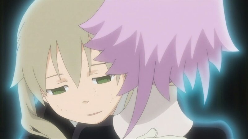 Two Anime Characters — Purple, Dramatic, Hair
