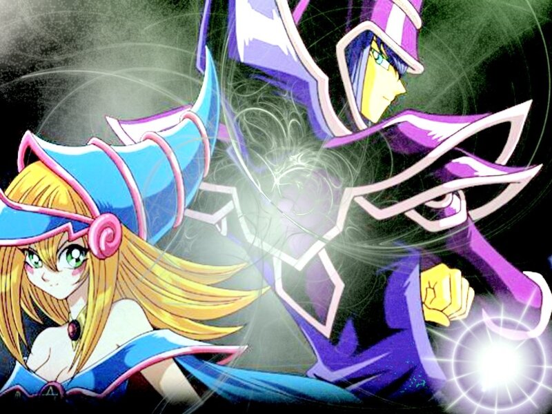 Two Anime Characters — Purple, Dramatic, Magic