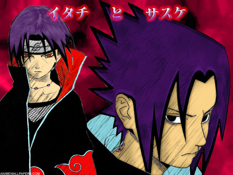 Two Anime Characters — Purple, Dramatic, Manga, Anime Art