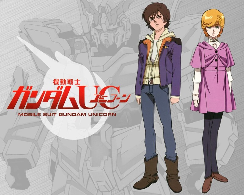 Two Anime Characters — Purple, Dramatic, Mecha