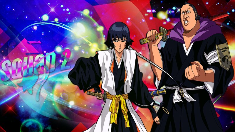 Two Anime Characters — Purple, Dramatic, Swords, Robes