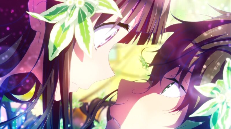 Two Anime Characters — Purple, Dreamy, Afternoon