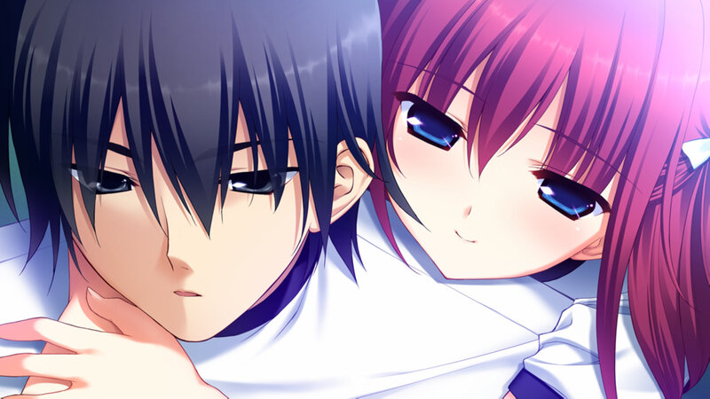 Two Anime Characters — Purple, Intimate