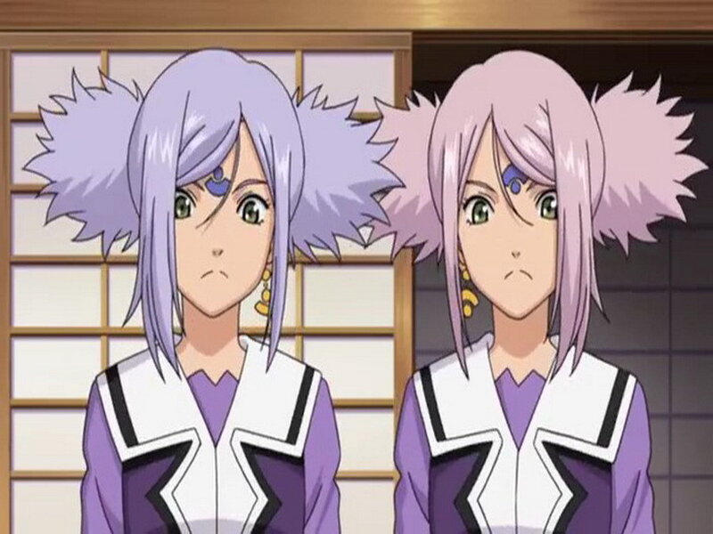 Two Anime Characters — Purple, Neutral