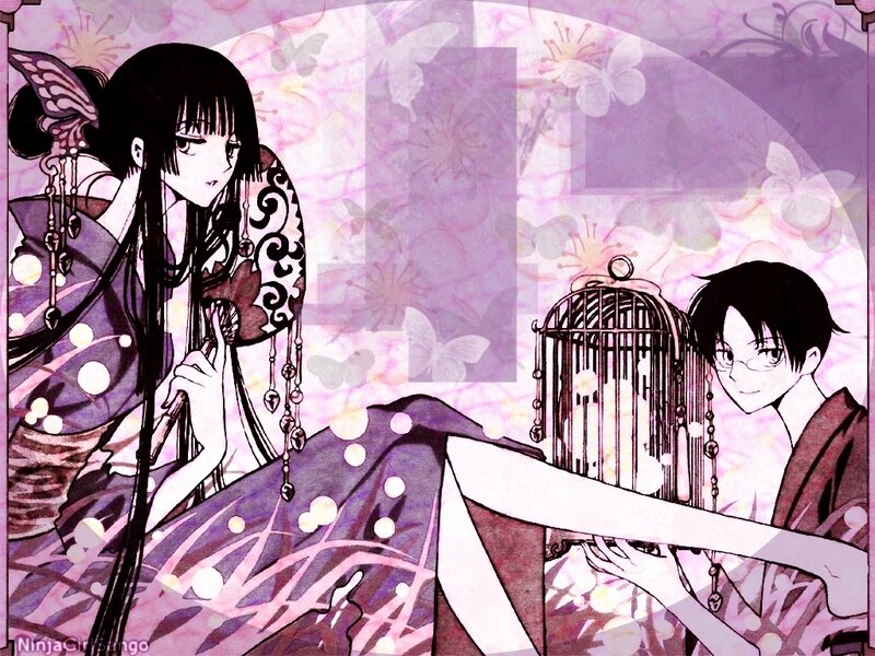 Two Anime Characters — Purple, Serene, Manga