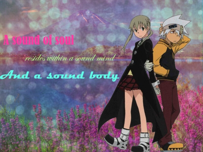 Two Anime Characters — Purple, Serene, Sunset, Mountain