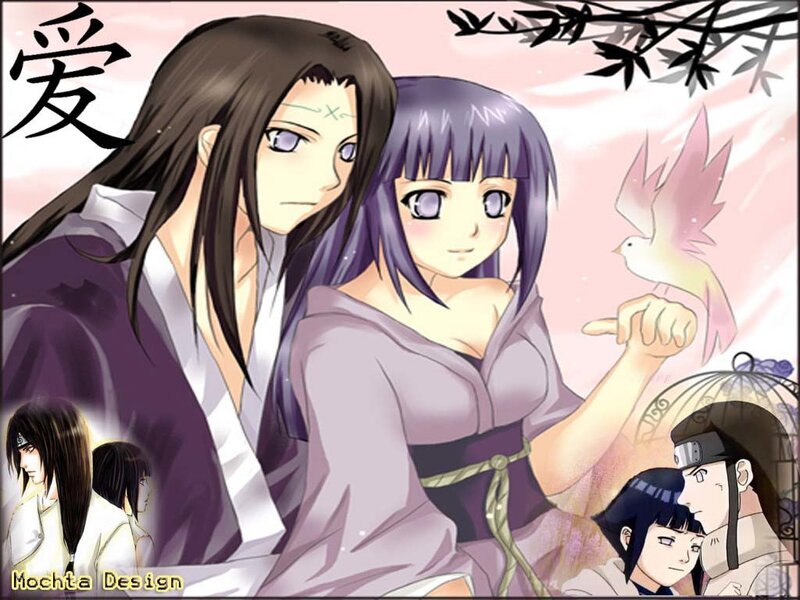 Two Anime Characters — Purple, Serene