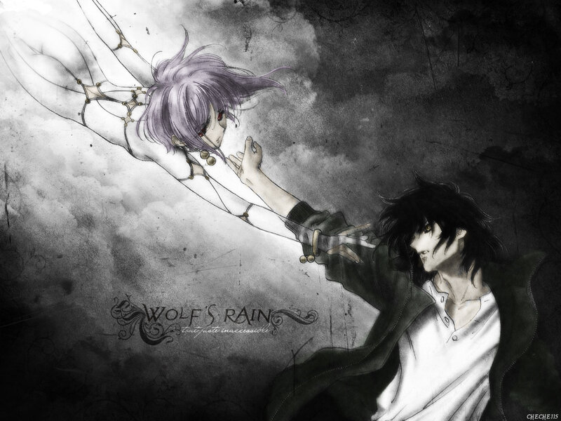 Two Anime Characters Reaching