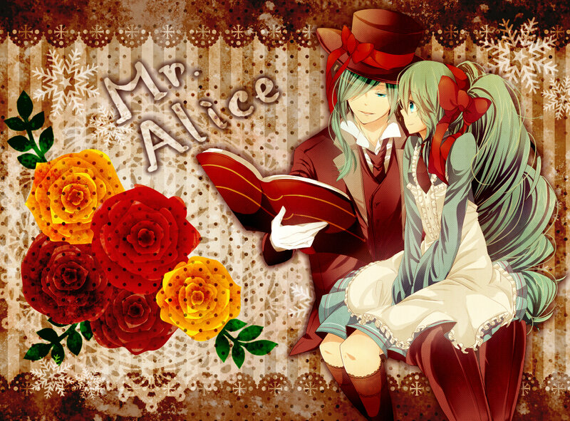 Two Anime Characters Reading — Red
