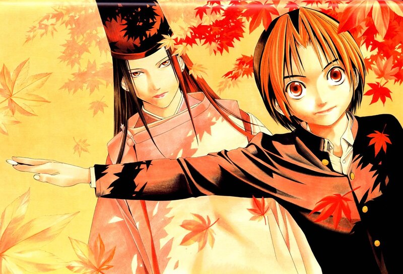 Two Anime Characters — Red, Calm, Autumn