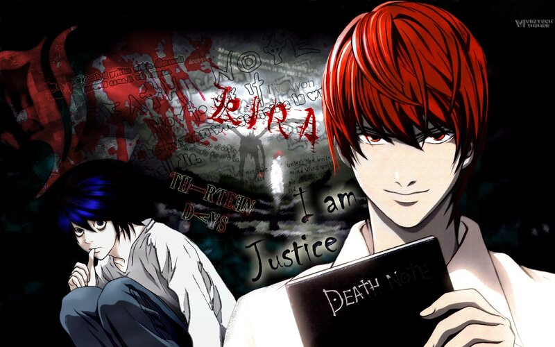 Two Anime Characters — Red, Dark
