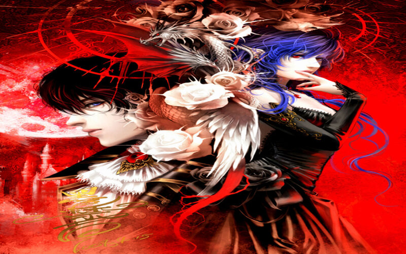 Two Anime Characters — Red, Dramatic, Digital Art