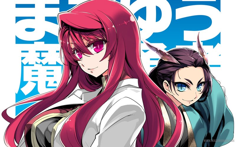 Two Anime Characters — Red, Dramatic, Long Red Hair