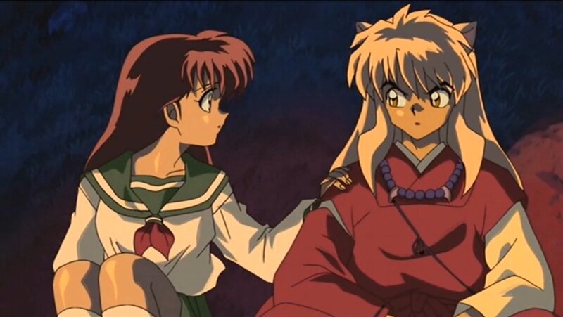 Two Anime Characters — Red, Dramatic, Night, Cat Ears