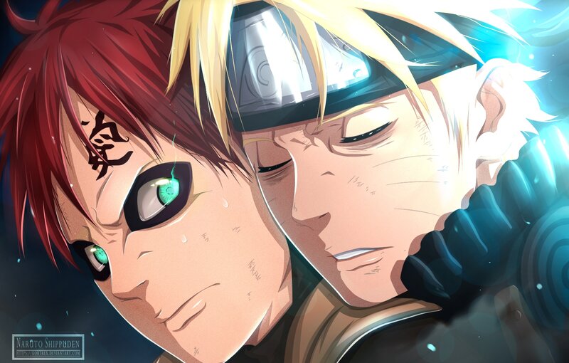 Two Anime Characters — Red, Dramatic, Night, Digital Art, Anime Art