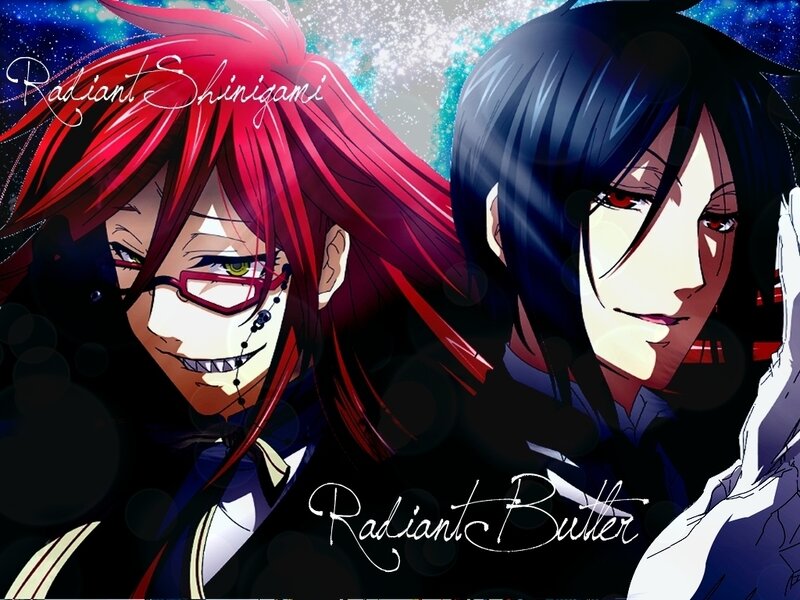 Two Anime Characters — Red, Dramatic, Red Hair