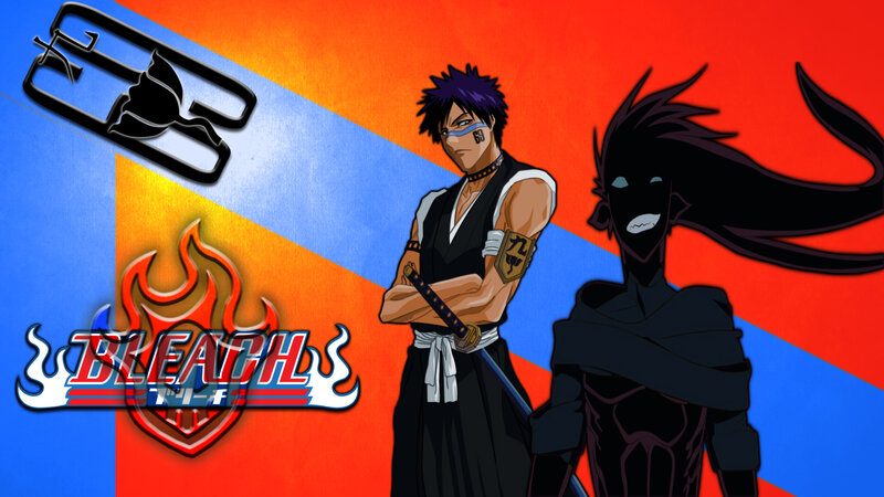 Two Anime Characters — Red, Dramatic, Sword, Mask