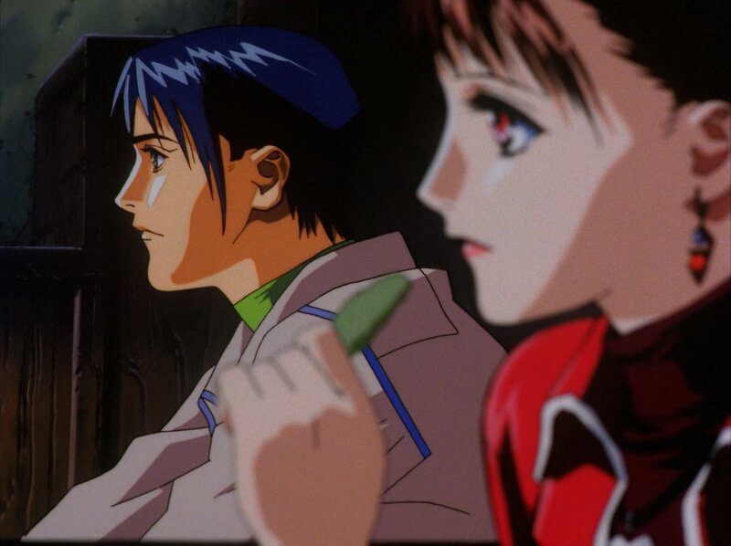 Two Anime Characters — Red, Dramatic, Tear
