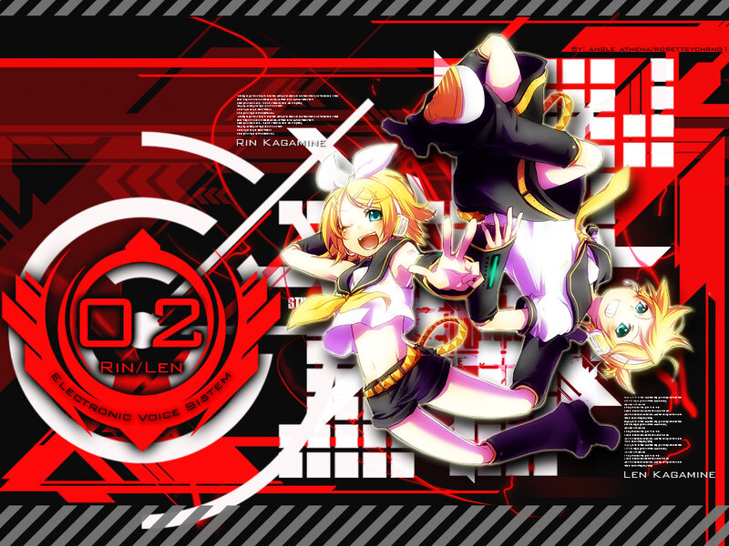 Two Anime Characters — Red, Dynamic