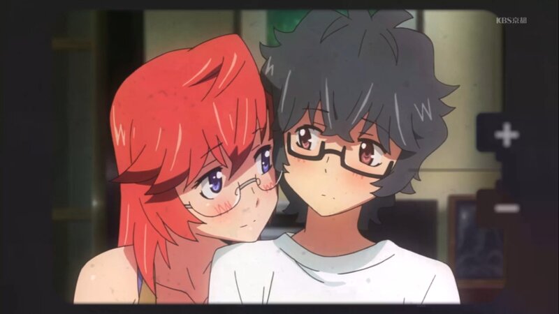 Two Anime Characters — Red, Intimate