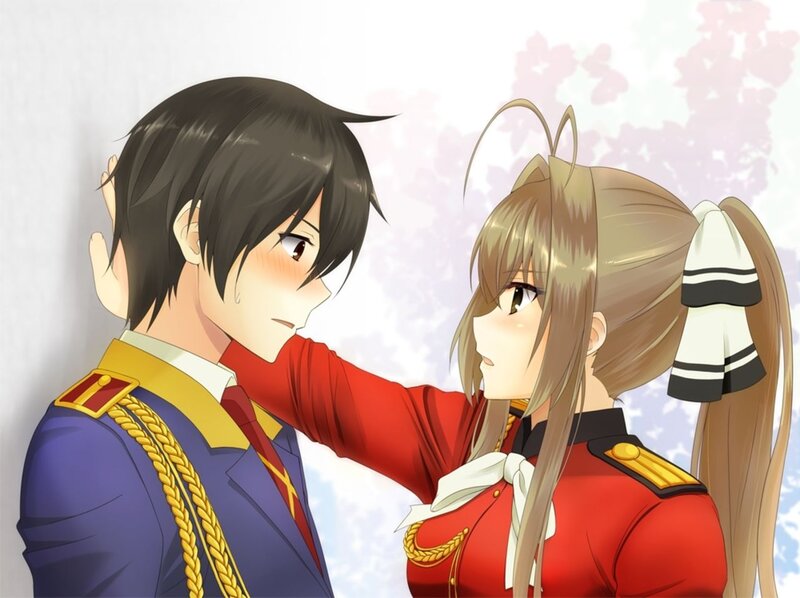 Two Anime Characters — Red, Romantic