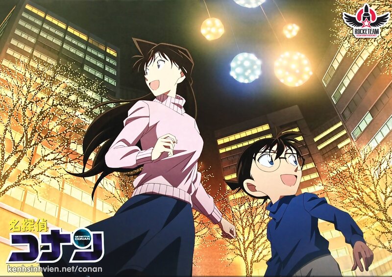 Two Anime Characters Running — Blue