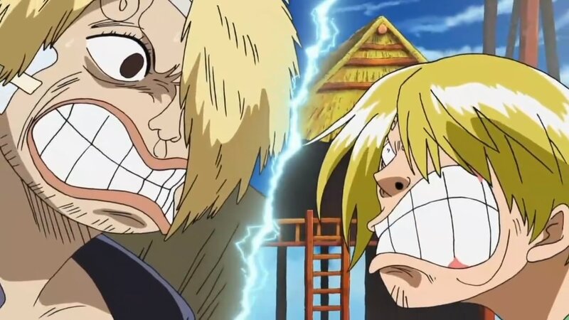Two Anime Characters Screaming — Yellow