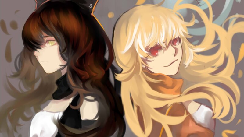 two anime characters side by side