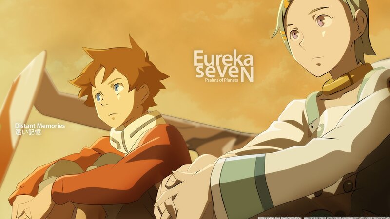 Two Anime Characters Sitting — Orange, Melancholic