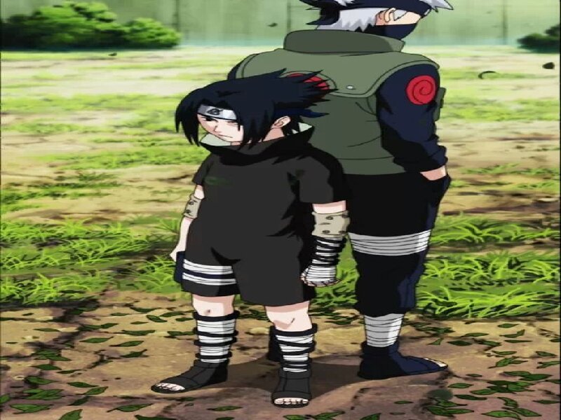 Two Anime Characters Standing — Green, Calm