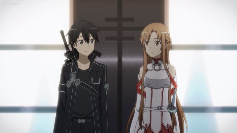 Two Anime Characters Standing — White, Neutral