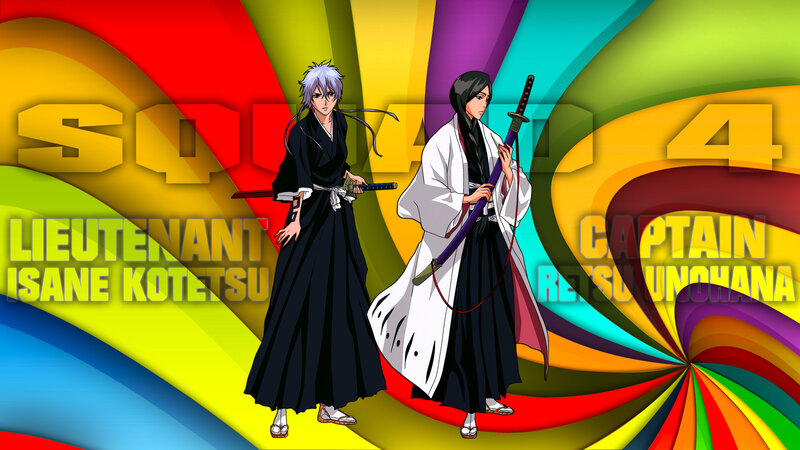 Two Anime Characters Standing — Yellow