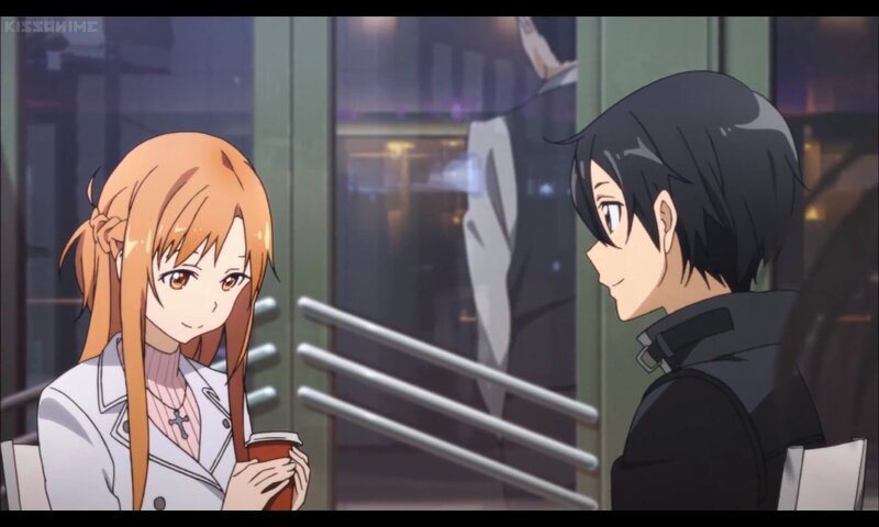 Two Anime Characters Talking