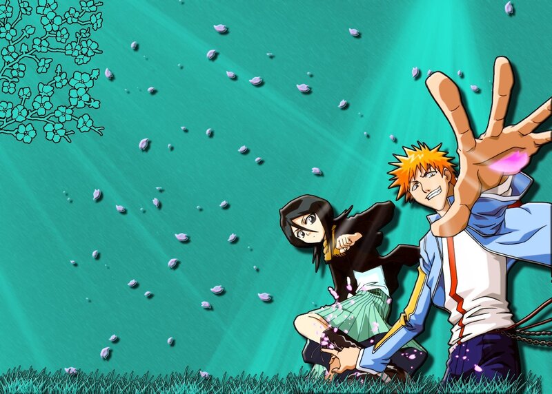 Two Anime Characters — Teal, Dynamic