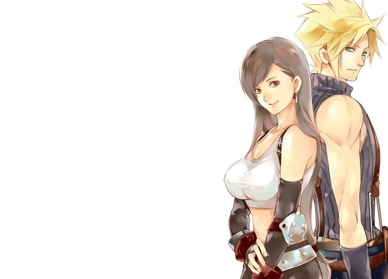 Two Anime Characters — White, Calm, Female Character