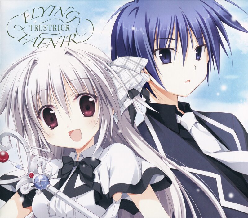 Two Anime Characters — White, Calm, Girl