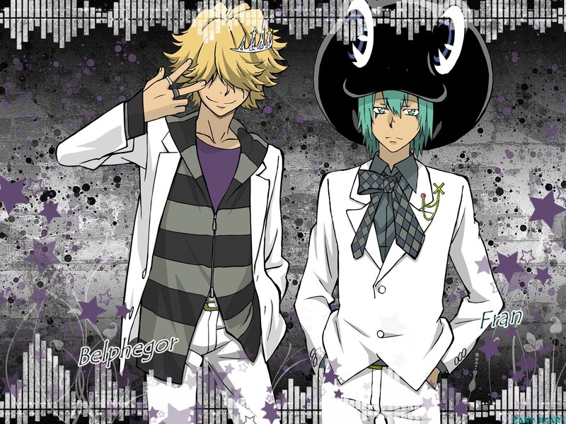 Two Anime Characters — White, Confident