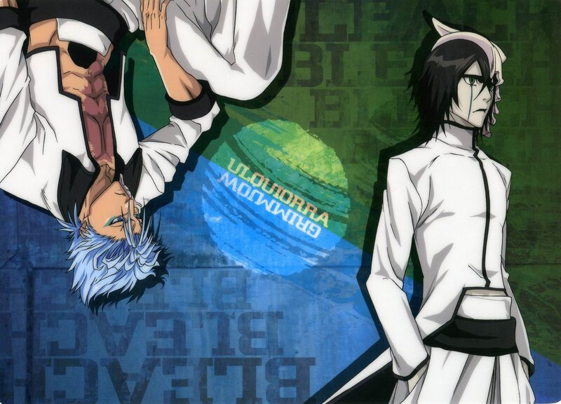 Two Anime Characters — White, Dramatic, Anime Art