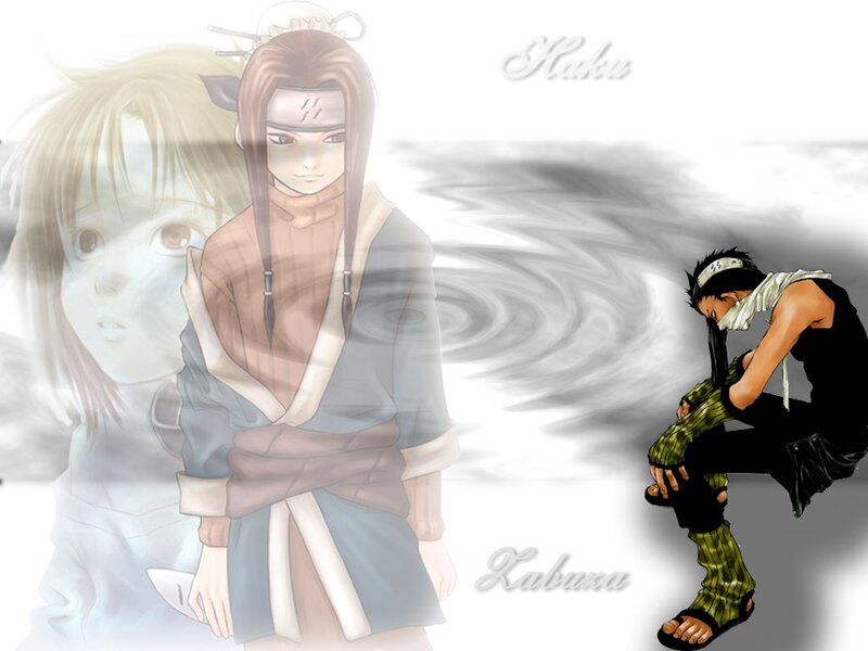 Two Anime Characters — White, Dramatic, Character