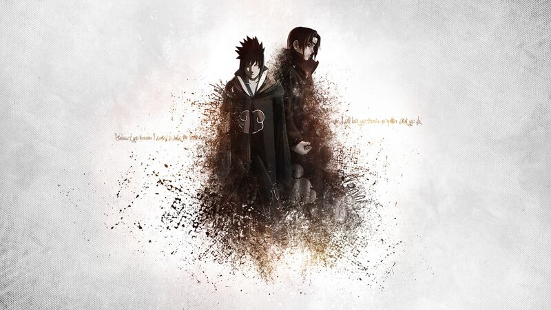 Two Anime Characters — White, Dramatic, Digital Art, Cloaks