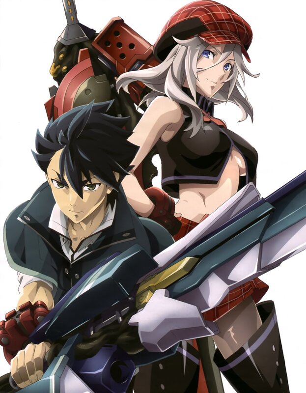 Two Anime Characters — White, Dramatic, Mecha