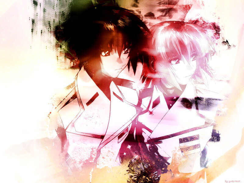 Two Anime Characters — White, Dramatic, Military Uniforms